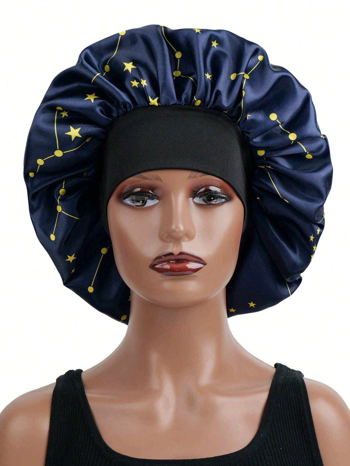 Celestial Satin Bonnet – 12 Constellations Sleep Cap ✨🌙