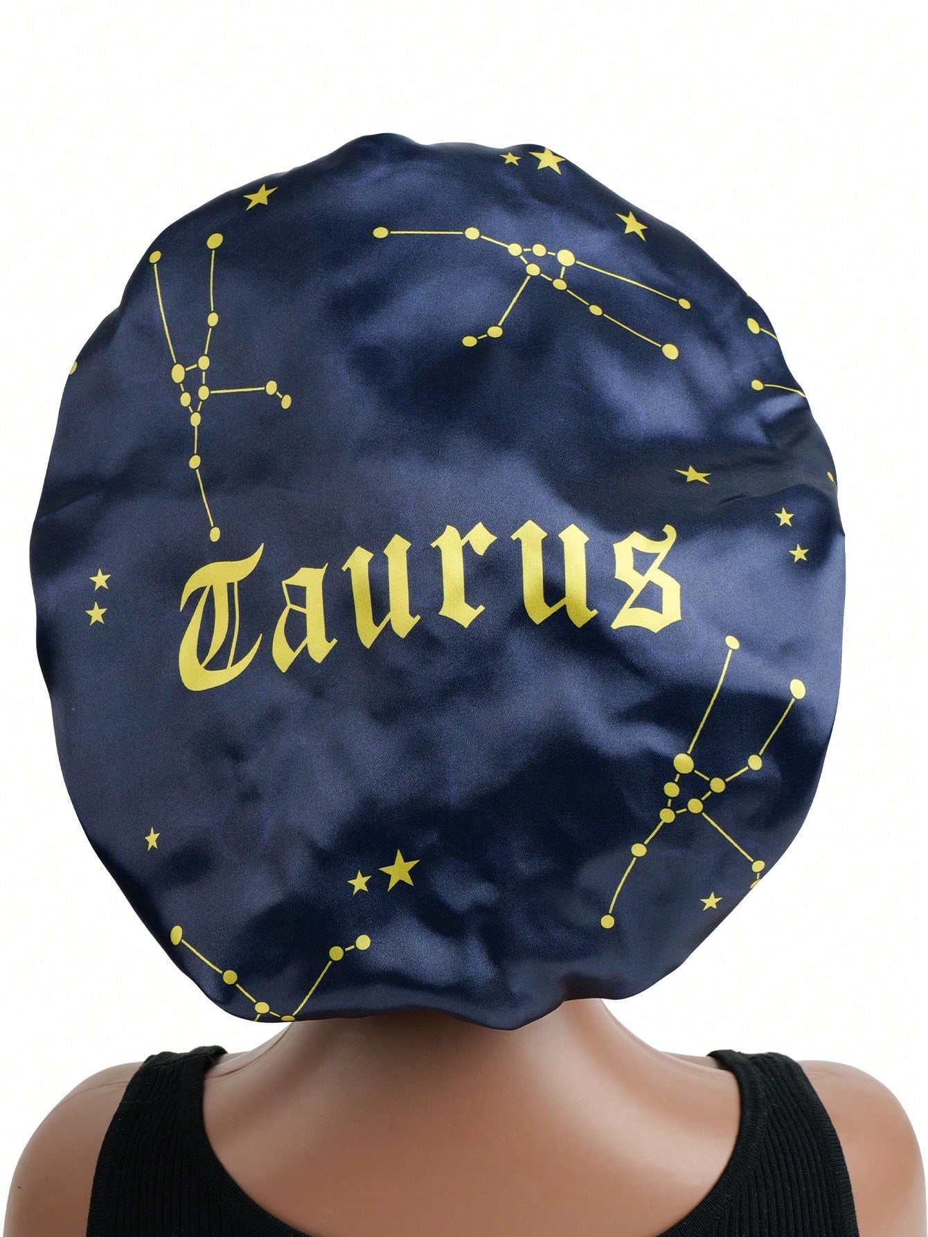 Celestial Satin Bonnet – 12 Constellations Sleep Cap ✨🌙