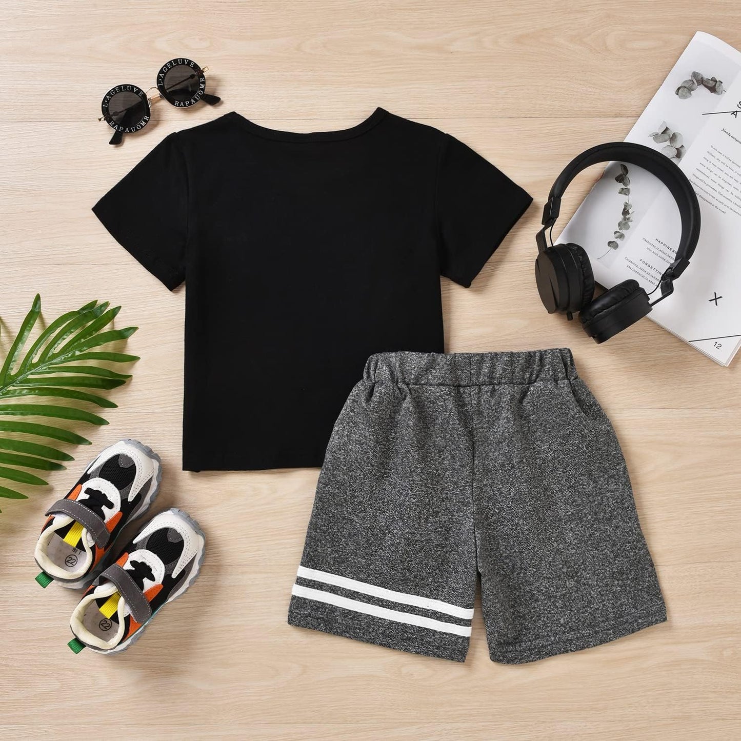 Toddler Adventure Set β Soft Tee & Camo Shorts for All-Day Fun