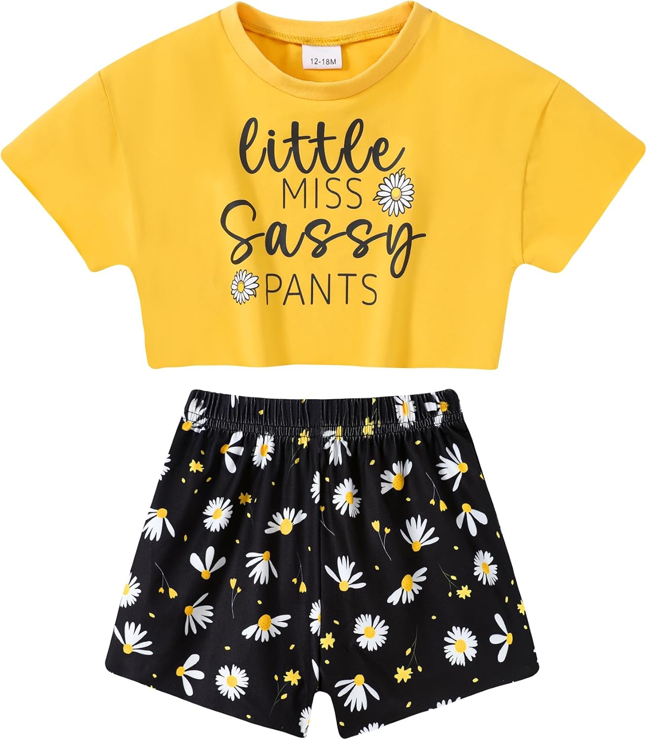 Sunny Day Style β Toddler Girl Top & Shorts Set βοΈπΈ