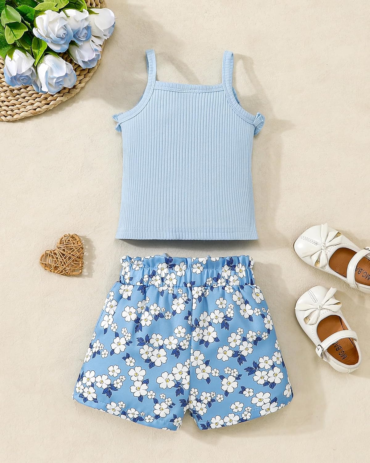 Little Sunshine Set – Cute Ruffles & Floral Fun