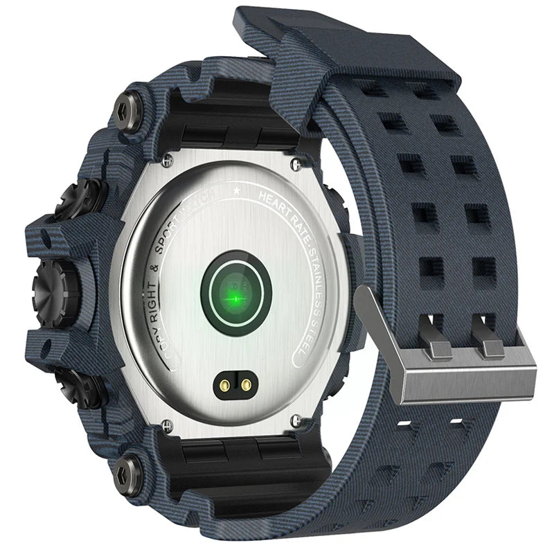 Men’s Waterproof Smartwatch | Health & Fitness Tracker with Heart Rate & BP Monitor, Android & iOS Compatible