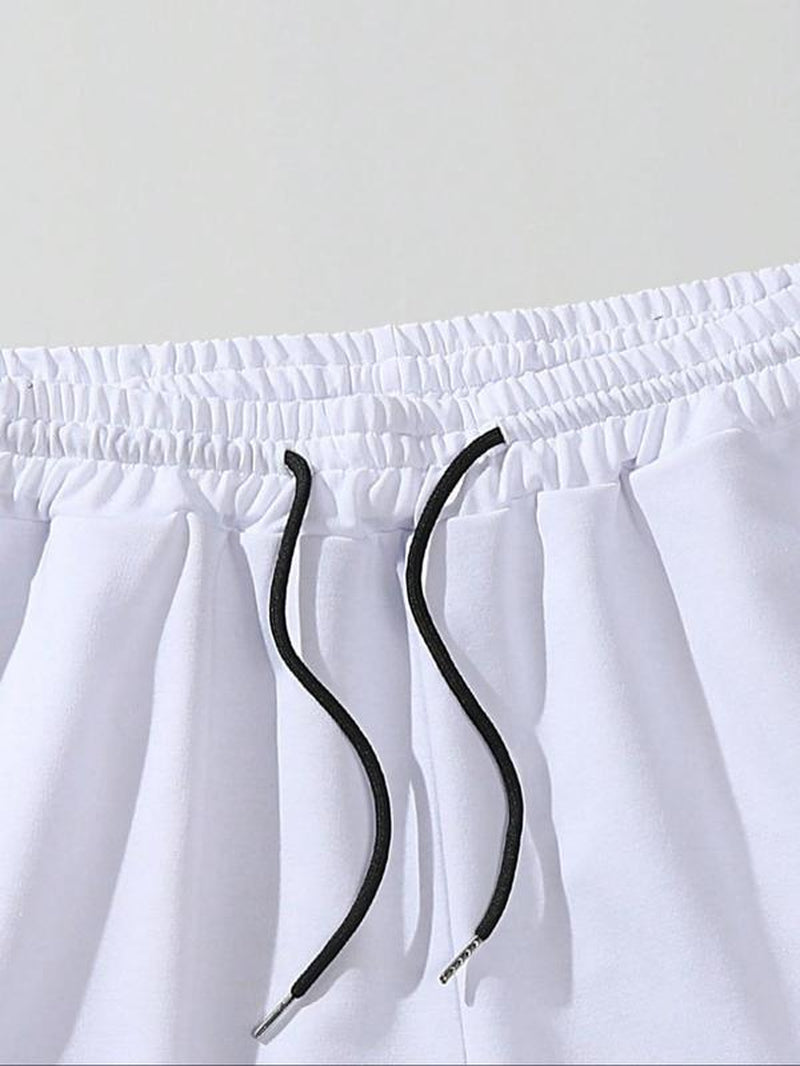 Men's Comfy Letter Print Boxer Briefs ā Casual, Breathable Underwear for Daily Wear, Perfect for Summer
