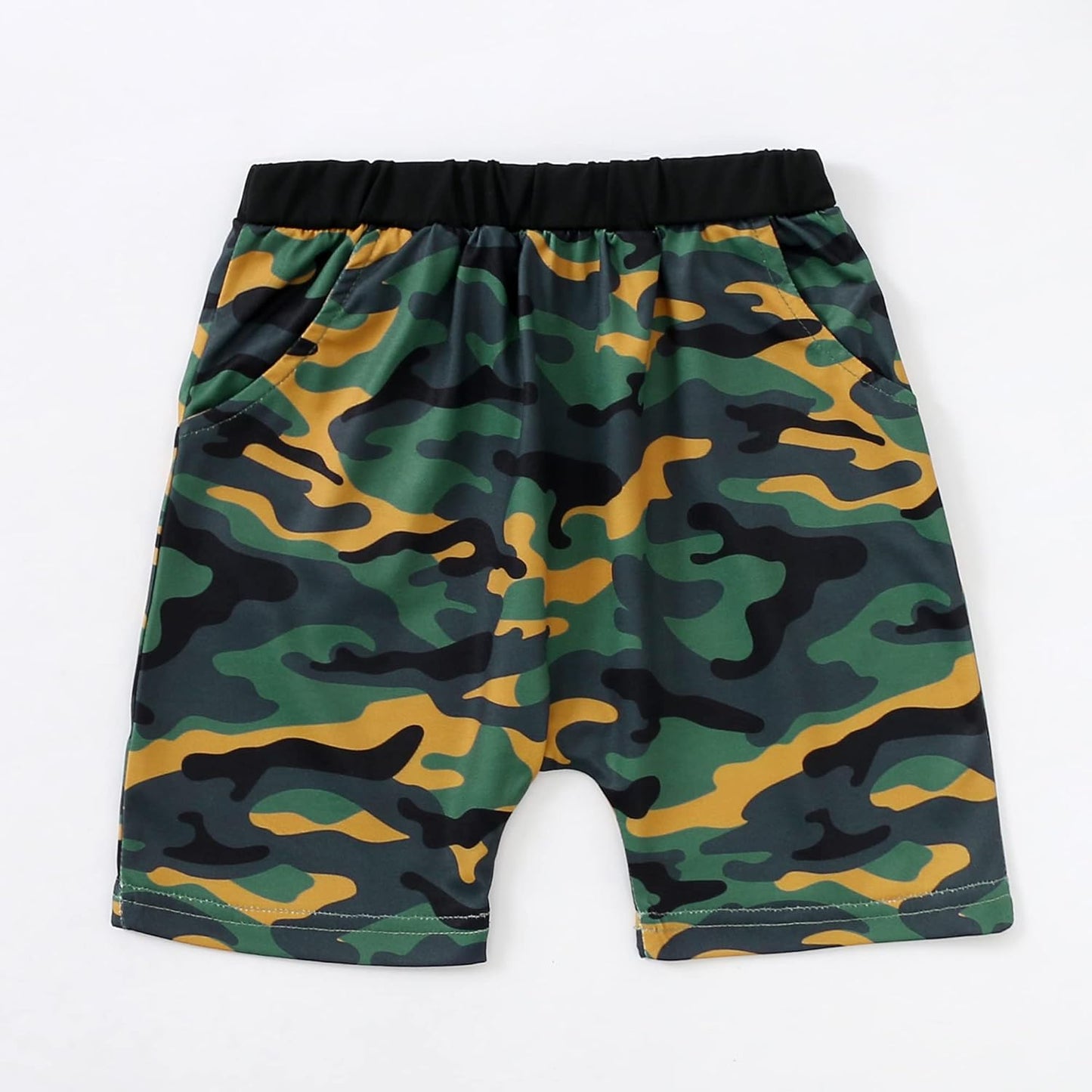 Toddler Boy Letter Tee & Shorts Set – 2PC Summer Outfit