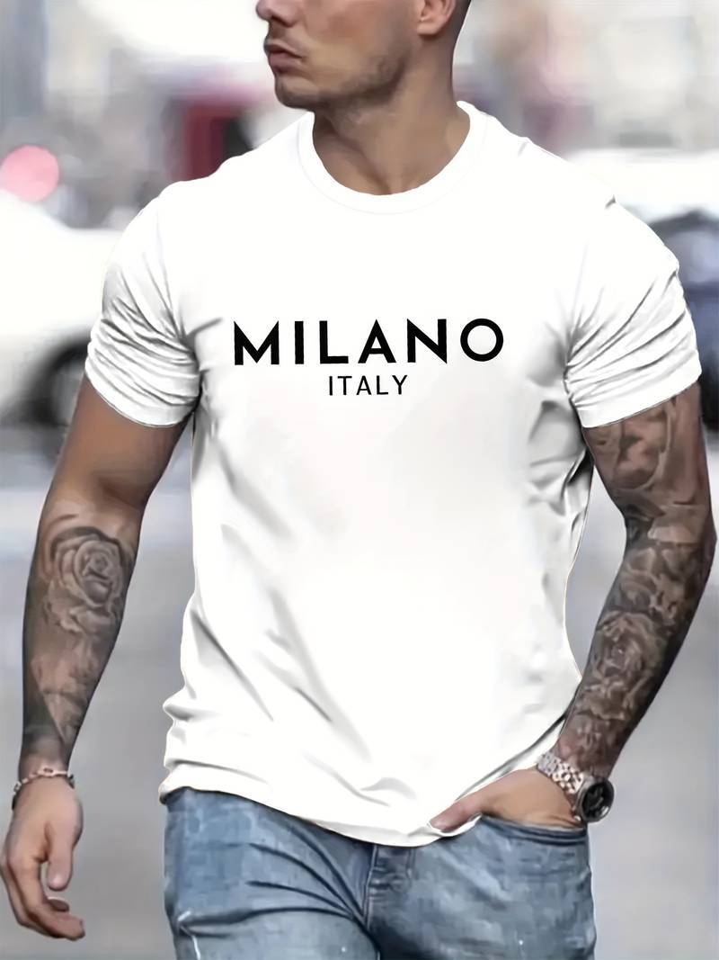 Milano Vibes Tee โ Unisex Street Style Cotton T-Shirt