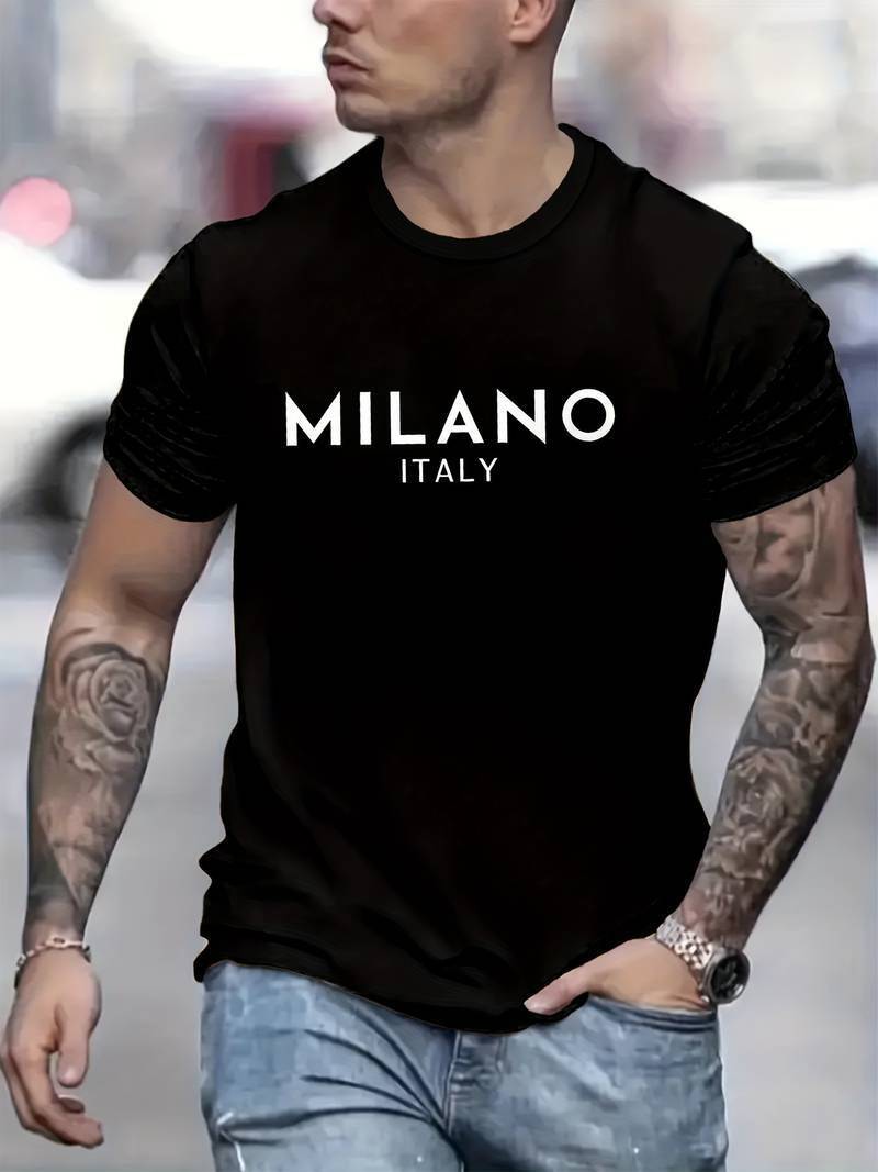Milano Vibes Tee โ Unisex Street Style Cotton T-Shirt