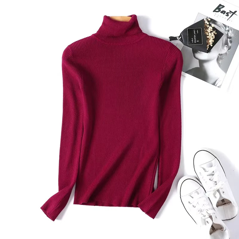 Elevate Your Wardrobe with Our Chic Turtleneck Sweater - Perfect for Autumn and Winter!
