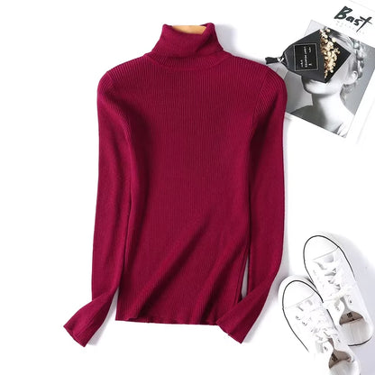 Elevate Your Wardrobe with Our Chic Turtleneck Sweater - Perfect for Autumn and Winter!