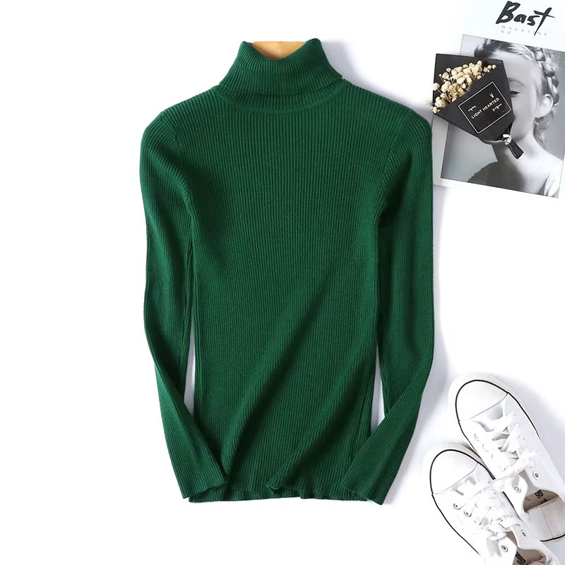 Elevate Your Wardrobe with Our Chic Turtleneck Sweater - Perfect for Autumn and Winter!