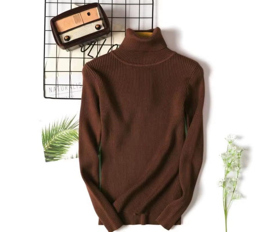 Elevate Your Wardrobe with Our Chic Turtleneck Sweater - Perfect for Autumn and Winter!
