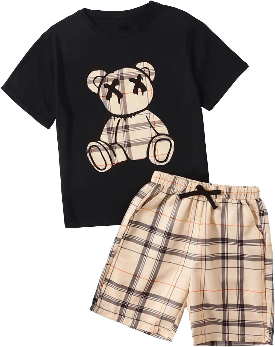 Bear Adventure Set – Toddler Tee & Shorts for Fun in the Sun