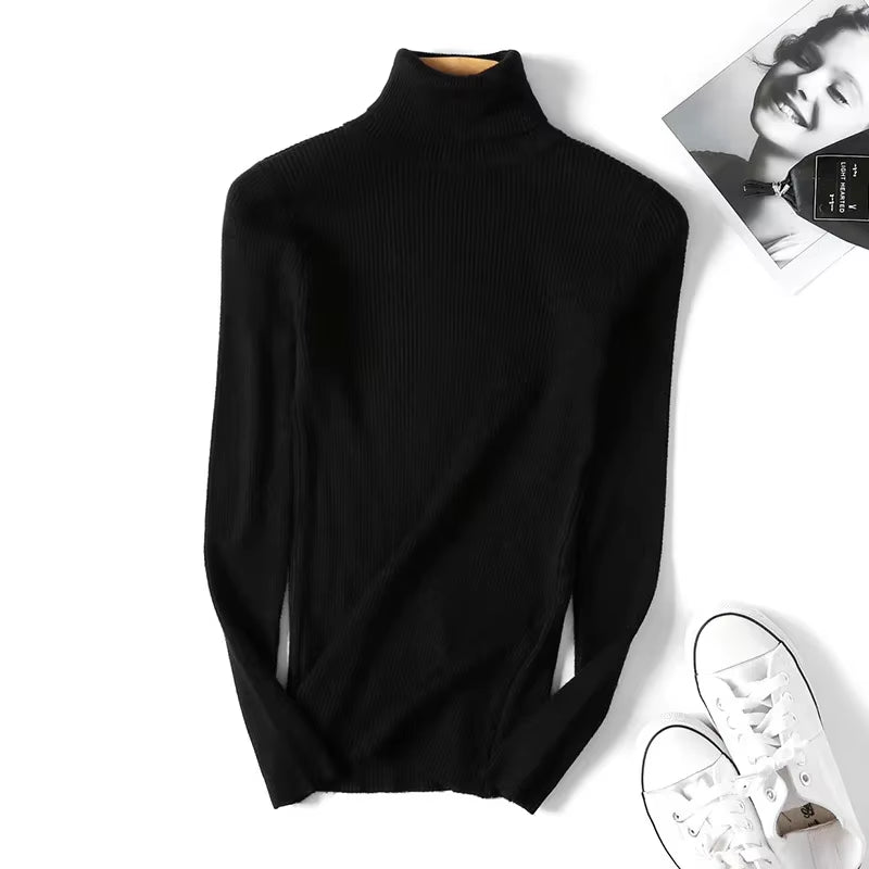 Elevate Your Wardrobe with Our Chic Turtleneck Sweater - Perfect for Autumn and Winter!