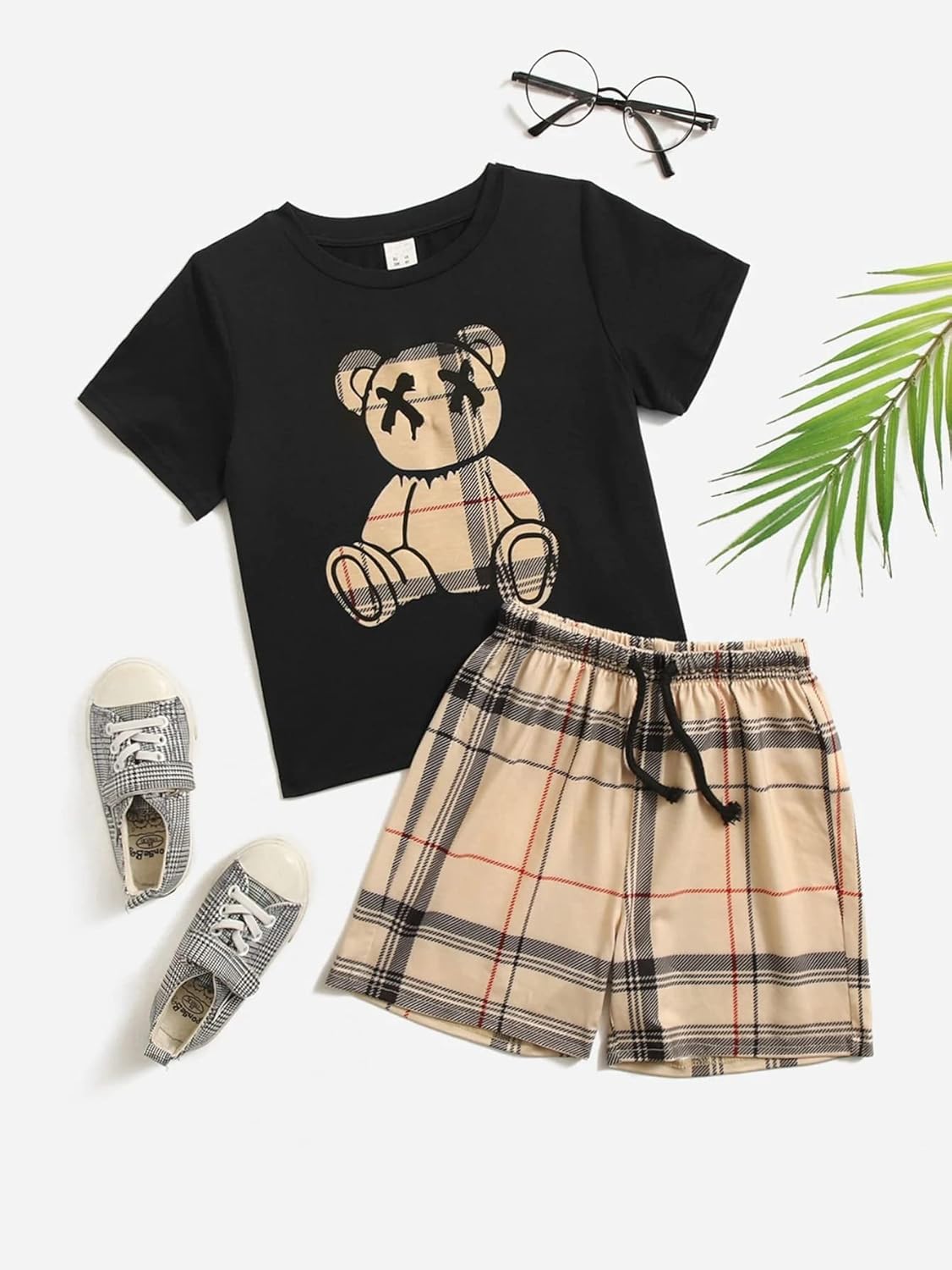 Bear Adventure Set – Toddler Tee & Shorts for Fun in the Sun