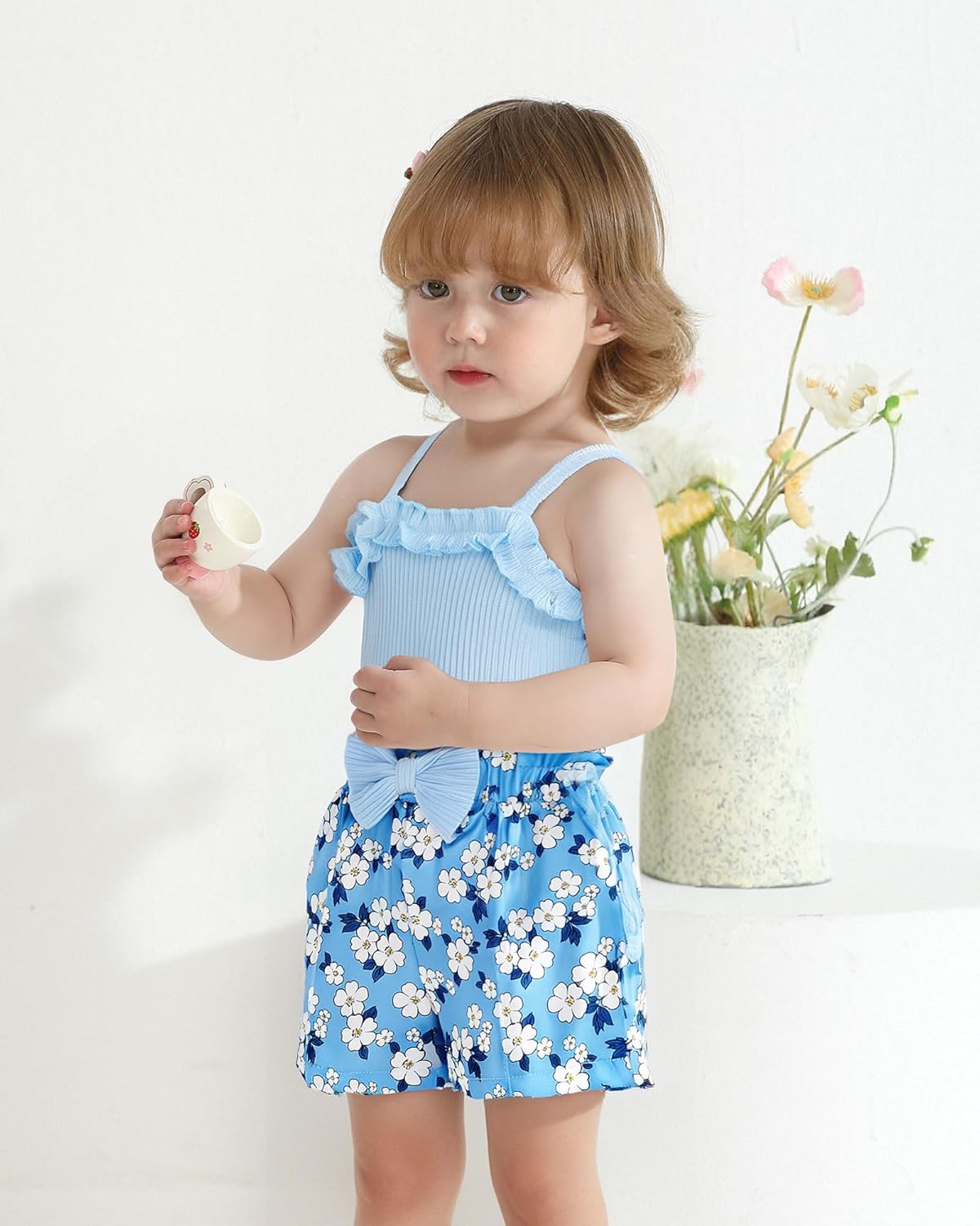  Little Sunshine Set – Cute Ruffles & Floral Fun