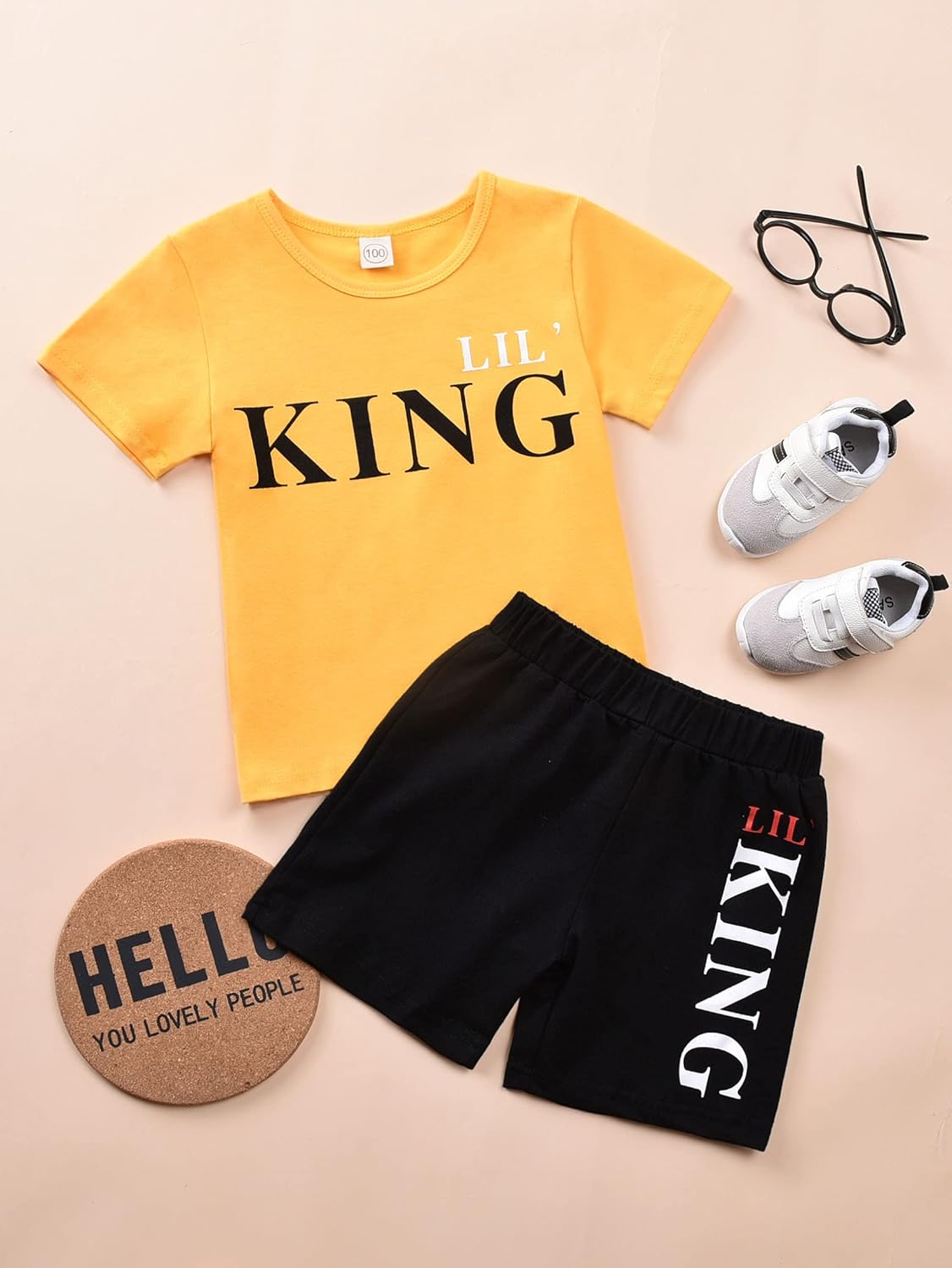 "Mini Explorer Camo Outfit – Tee & Shorts Adventure Set"