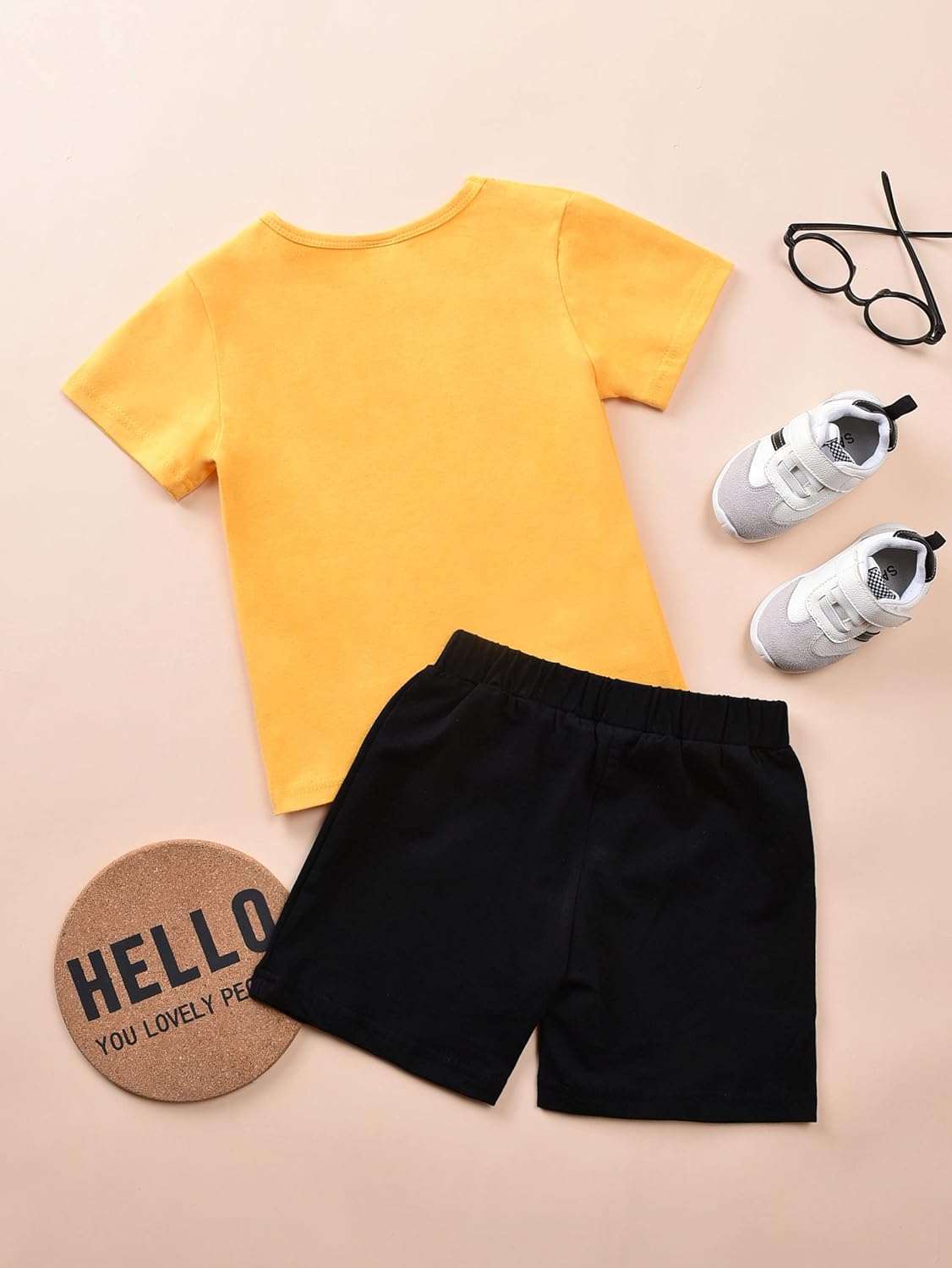 "Mini Explorer Camo Outfit – Tee & Shorts Adventure Set"