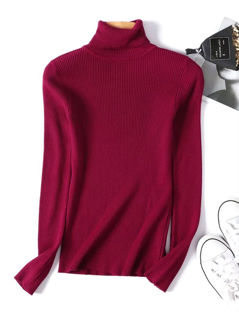 Elevate Your Wardrobe with Our Chic Turtleneck Sweater - Perfect for Autumn and Winter!