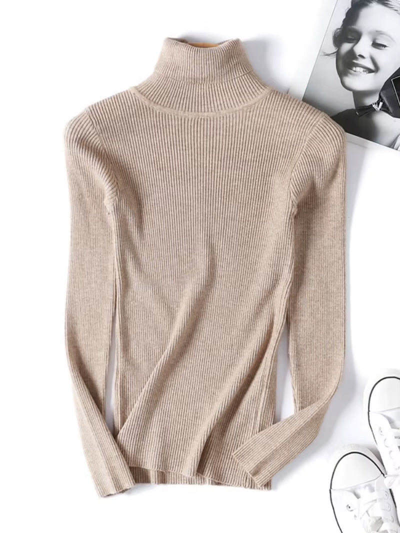 Elevate Your Wardrobe with Our Chic Turtleneck Sweater - Perfect for Autumn and Winter!