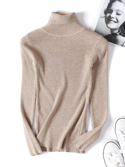 Elevate Your Wardrobe with Our Chic Turtleneck Sweater - Perfect for Autumn and Winter!
