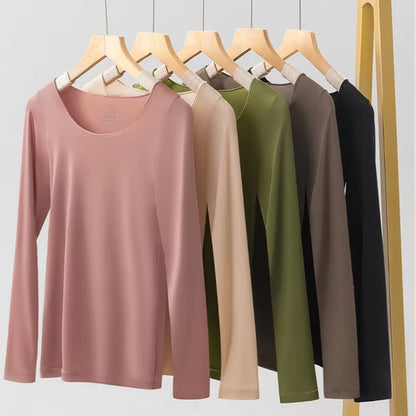 Women's Seamless Performance Thermal Set – Ultra-Light, Breathable & Stretchy Base Layer for Active Comfort