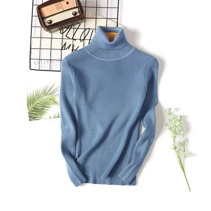 Elevate Your Wardrobe with Our Chic Turtleneck Sweater - Perfect for Autumn and Winter!