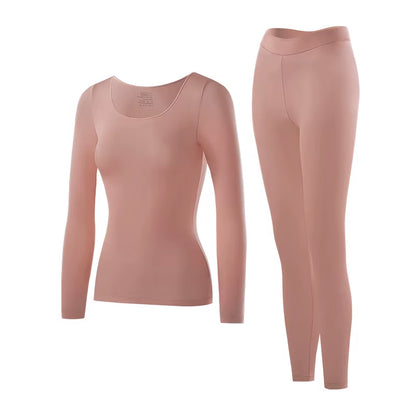 Women's Seamless Performance Thermal Set – Ultra-Light, Breathable & Stretchy Base Layer for Active Comfort